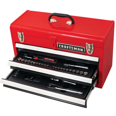 Craftsman 104-piece metric and SAE 6 and 12-point mechanic’s tool set for $80