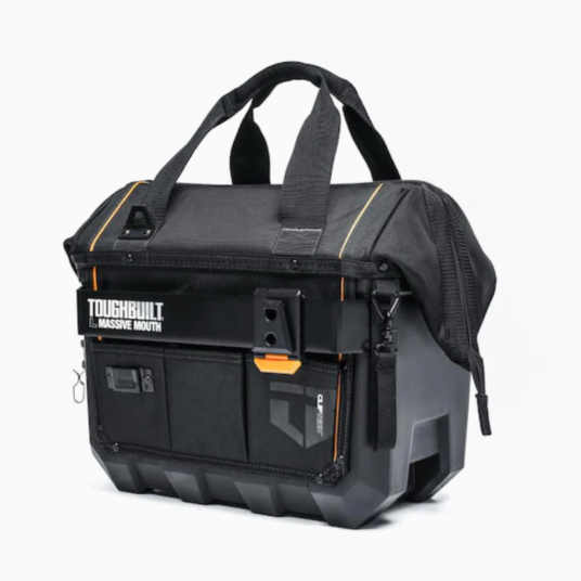 Today only: TOUGHBUILT hard bottom large 16-in tool bag for $50
