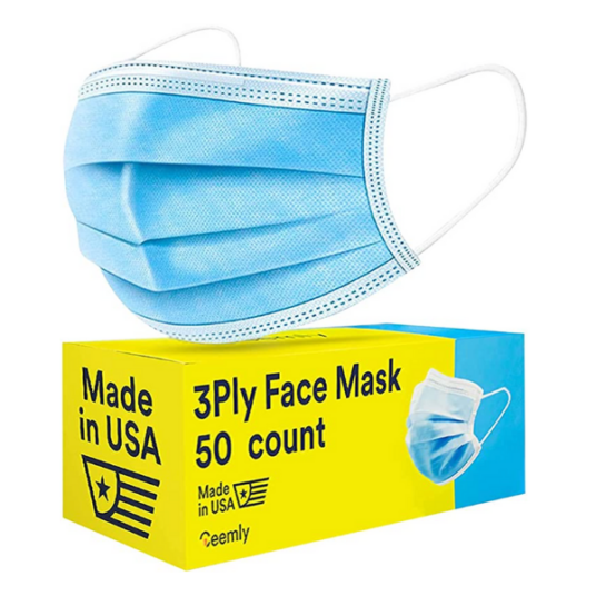 50-pack USA-made disposable face masks for $11