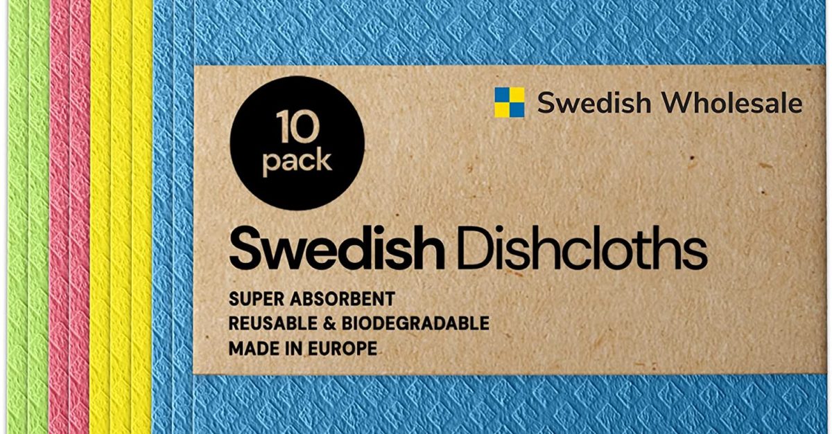 Today only: 10-pack of Swedish dishcloths for $10