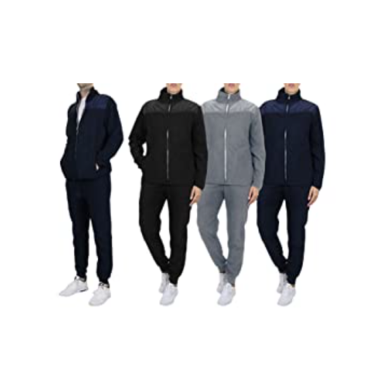 2 or 4-piece polar fleece hoodie jogger sets for men and women starting at $24