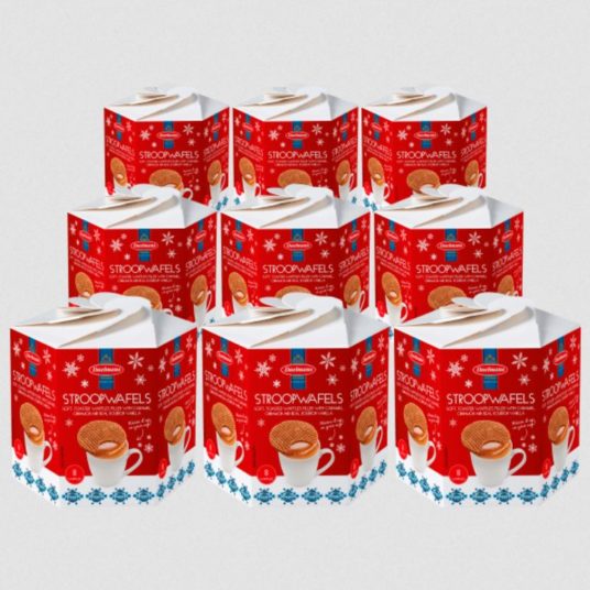 Today only: 72-pack of Daelmans Jumbo Holiday Caramel Stroopwafels in hex box for $35 shipped