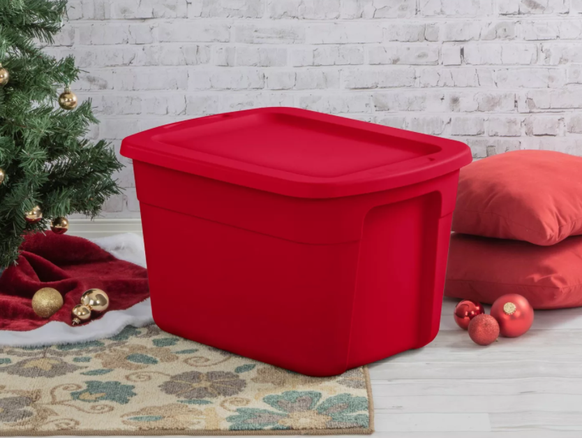 Wondershop 18-gallon non-latching tote for $7