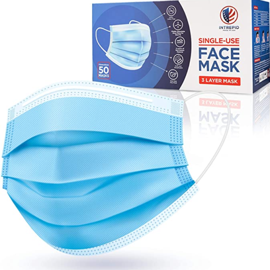 50-pack USA-made disposable face masks from $9