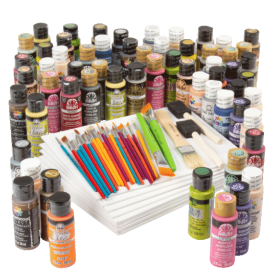 Today only: 95-piece art set for $45 shipped