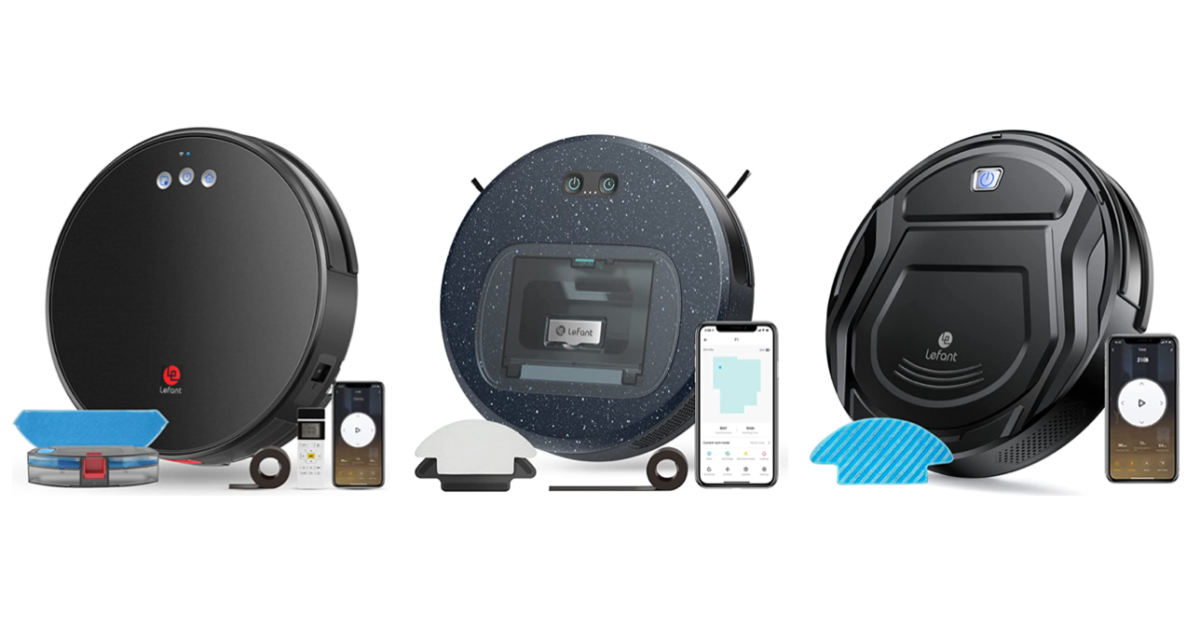 Today only: Lefant robot vacuum cleaners from $120