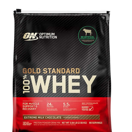 Costco members: 80-serving Optimum Nutrition Gold Standard 100% whey protein for $48
