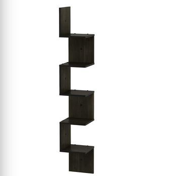 Furinno 5-tier wall mount floating corner shelf for $13