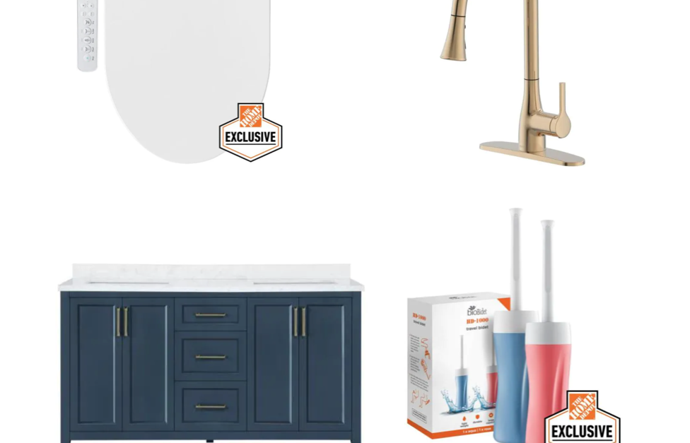 Today only: Faucets, vanities and bidets from $20