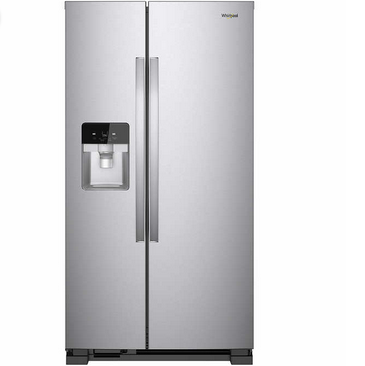 Whirlpool 25 cu. ft. large side-by-side refrigerator for $1,200