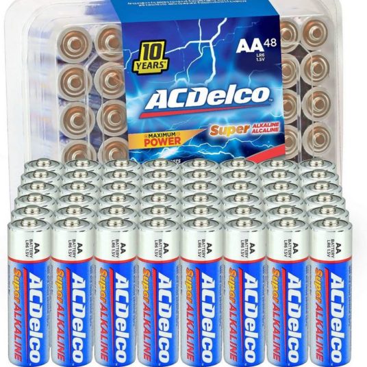 ACDelco 48-count Maximum Power AA batteries for $11