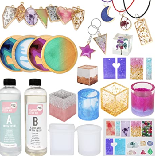 Resin Kit by Craft It Up! starter jewelry making resin kit for beginners for $21