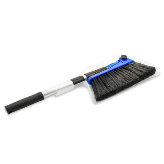 Camco RV adjustable broom and dustpan for $7