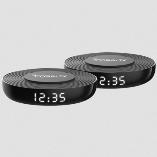 Today only: 2-pack of CobaltX wireless charging pads with digital LED clock for $35 shipped