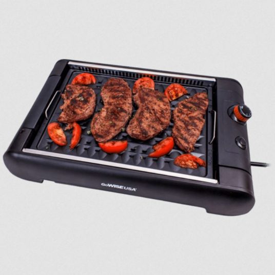 Today only: GoWISE USA 2-in-1 smokeless indoor grill and griddle for $49 shipped