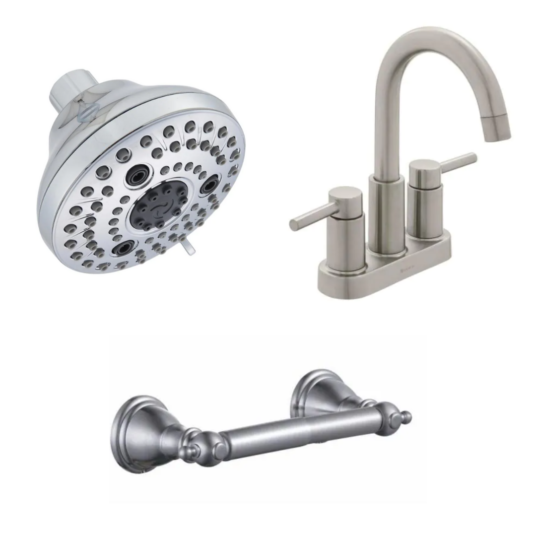 Ends soon! Faucets, shower heads and bathroom fixtures from $8 at The Home Depot