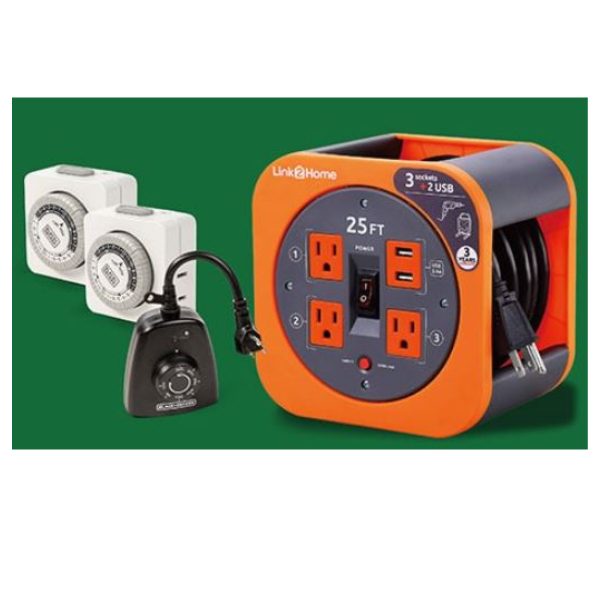 Link2Home & Black + Decker extension cord reels & more from $13