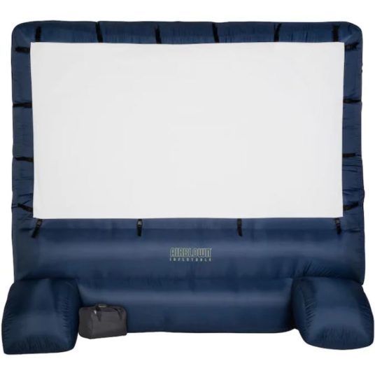 Today only: 12 ft. diagonal inflatable deluxe movie screen for $100