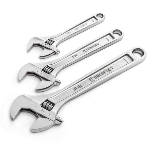 3-piece Crescent adjustable wrench set for $20