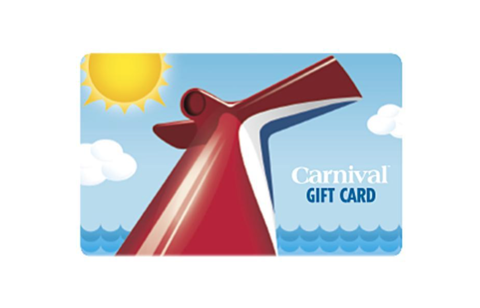 Today only: Carnival Cruise $200 gift card for $180