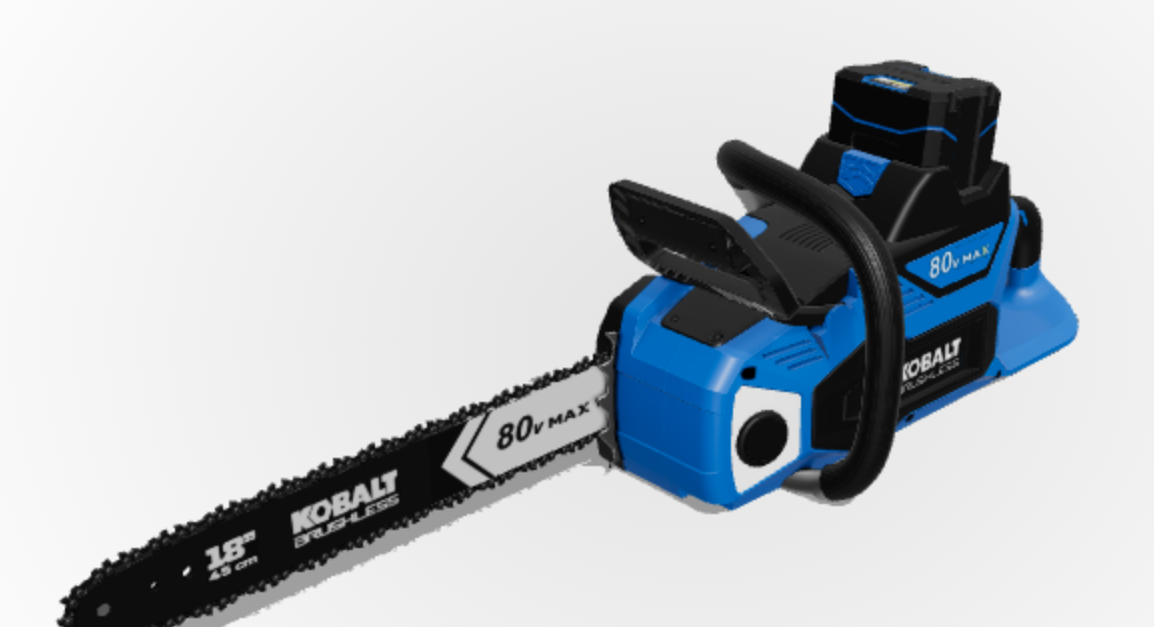 Today only: Kobalt 80-Volt Max 18-in brushless cordless electric chainsaw for $349