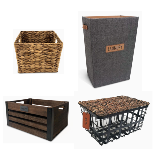 Today only: 30% off select Allen + Roth storage baskets