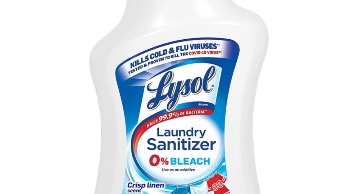 Lysol 41-fl oz laundry sanitizer for $3