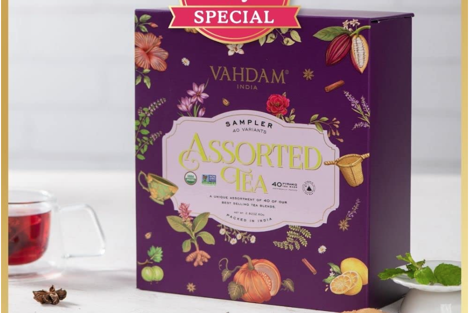 Today only: Vahdam 40-bag tea sampler for $19