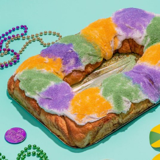 Gambino’s cream cheese filled king cake for $30, free shipping