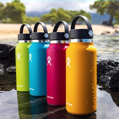 Hydro Flask insulated stainless steel water bottles from $15, free shipping