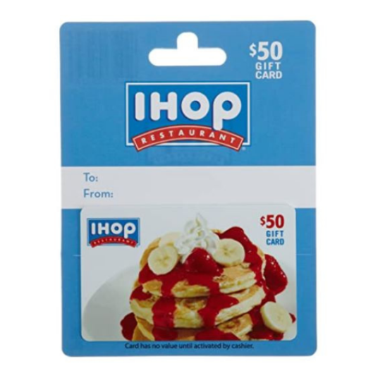 Today only: IHOP $50 gift card for $40