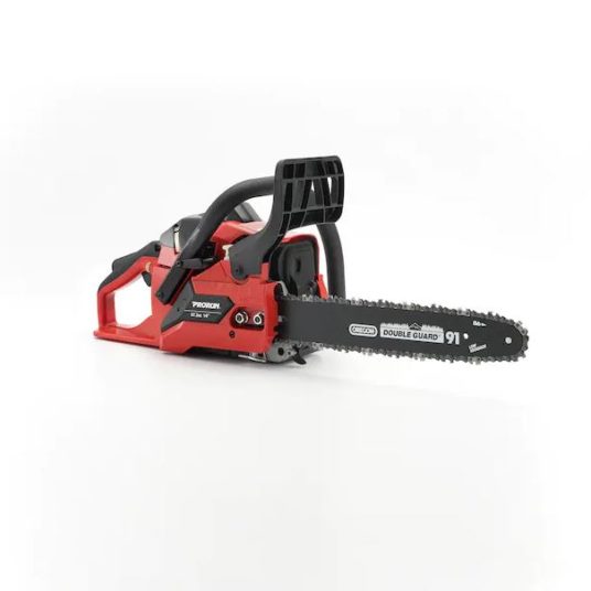 Today only: Prorun 14-inch two-cycle gas chainsaw for $100