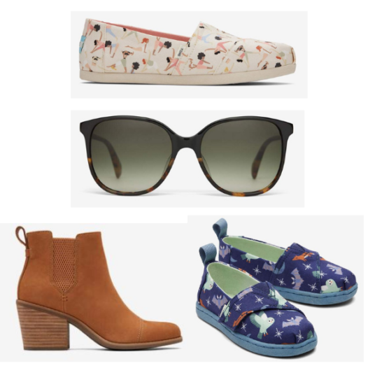 Toms: Buy one, get one 50% off trending styles