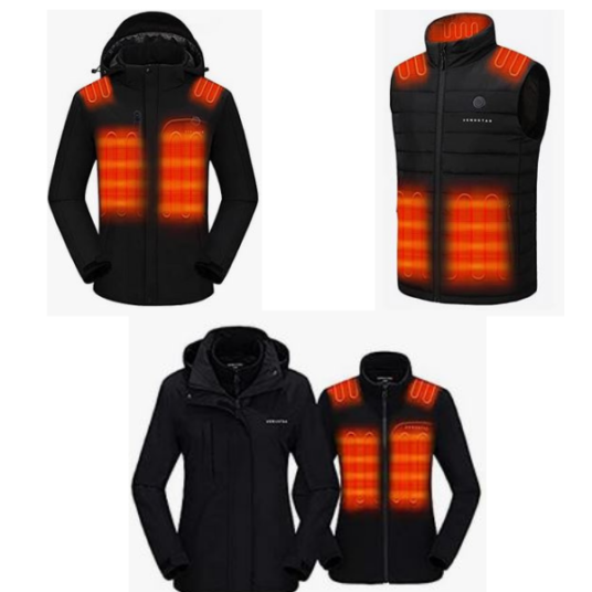 Up to 30% off Venustas heated jackets and vests