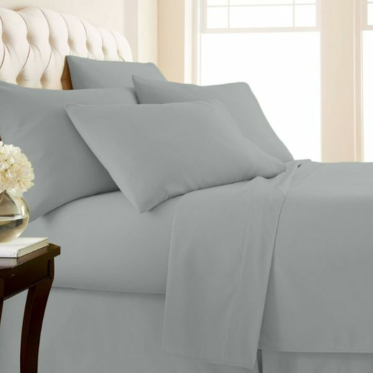 4-piece Luxury Home 1,000 thread count Egyptian cotton sheet sets for $29 to $37