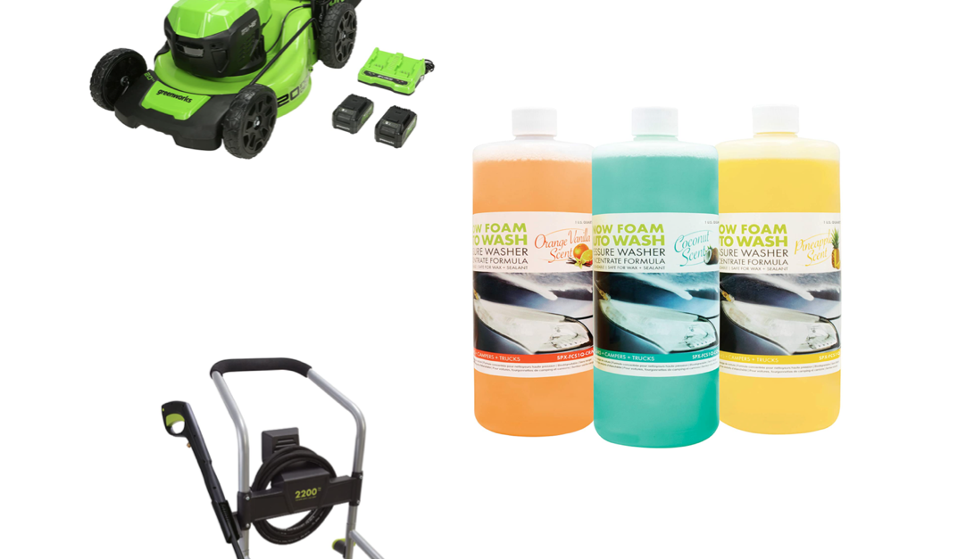 Today only: Sun Joe and Greenworks outdoor power tools from $22