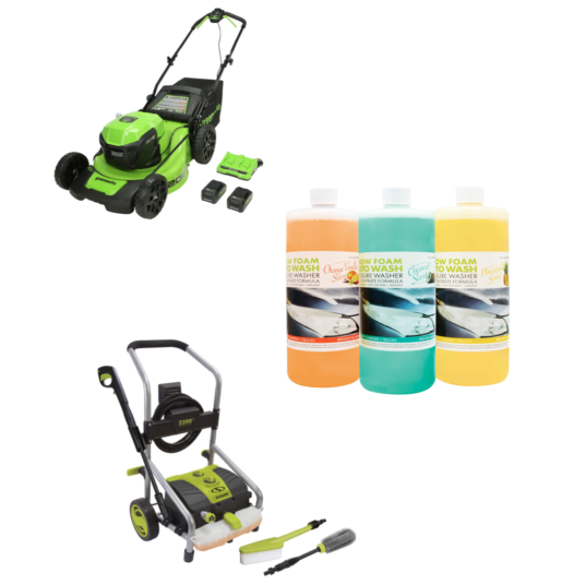 Today only: Sun Joe and Greenworks outdoor power tools from $22