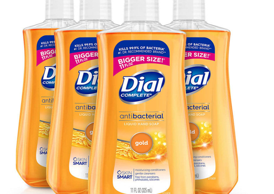4-pack Dial antibacterial liquid hand soap for $6