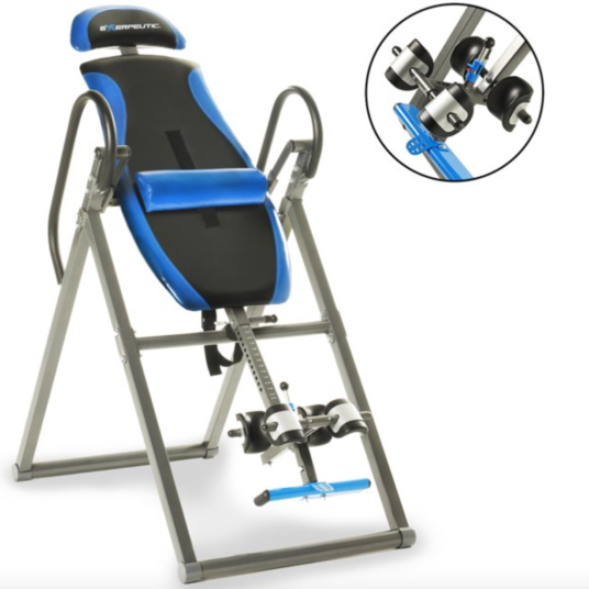 Exerpeutic 150L triple safety locking inversion table for $99
