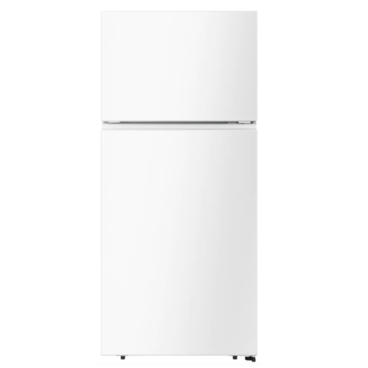 Today only: Hisense 18-cu ft white top-freezer refrigerator for $519