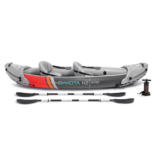 Intex Dakota K2 2-person inflatable kayak with oars and pump for $159