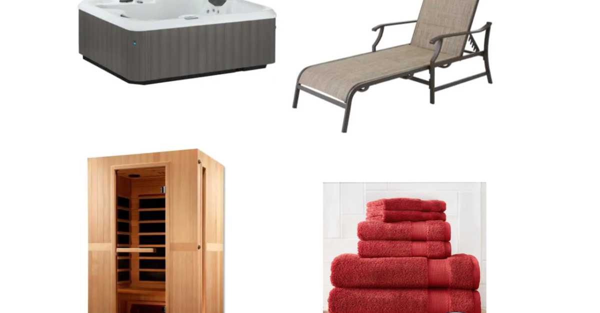 Today only: Up to 45% off select hot tubs, outdoor seating and entertainment