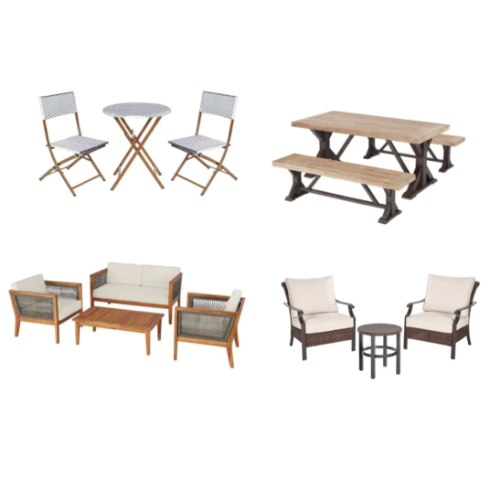 Today only: Patio sets from $169
