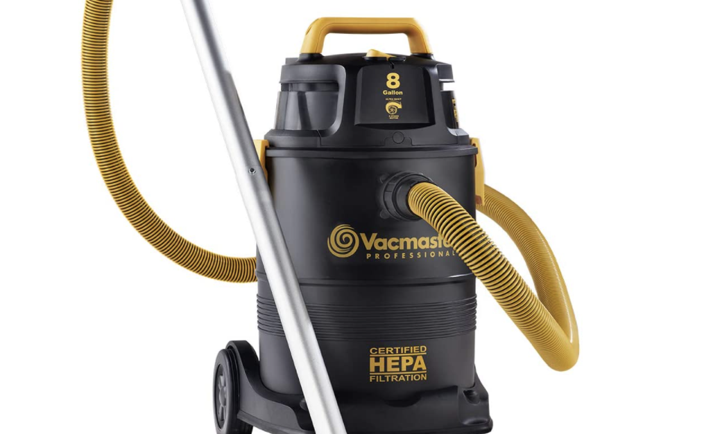 Vacmaster Pro 8-gallon certified HEPA filtration wet/dry vac for $129