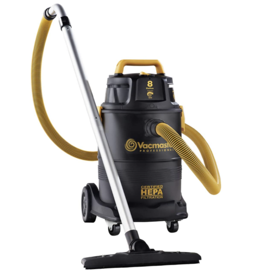 Vacmaster Pro 8-gallon certified HEPA filtration wet/dry vac for $129