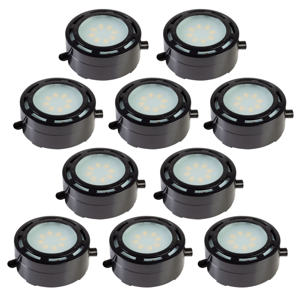 Today only: 10-pack Westek dimmable under cabinet LED puck light kit set for $35 shipped