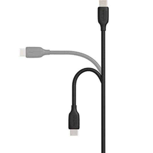 Today only: 2-pack Amazon Basics 60W fast charging USB-C to USB-C2.0 cable 6 ft. for $6