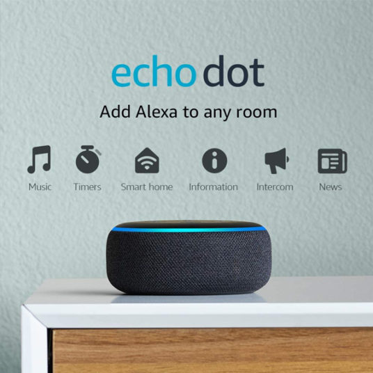 Echo Dot (Gen 3) smart speaker with Alexa for $30