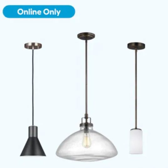 Today only: Up to 50% off select Sea Gull Lighting pendant lights