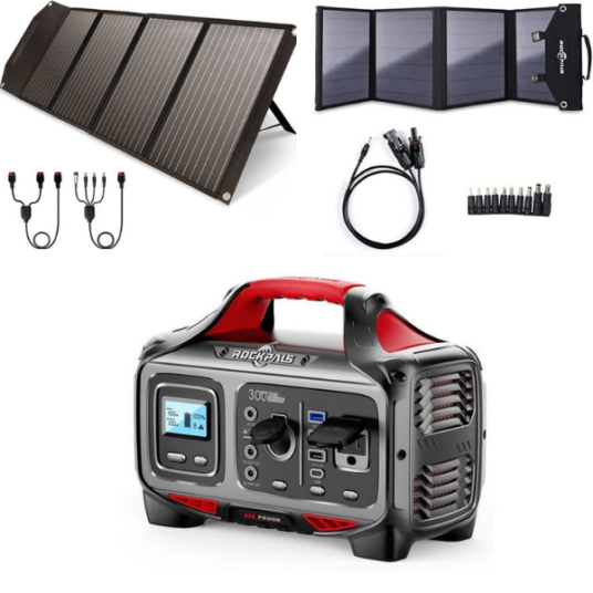 Rockpal solar panels & power stations from $70